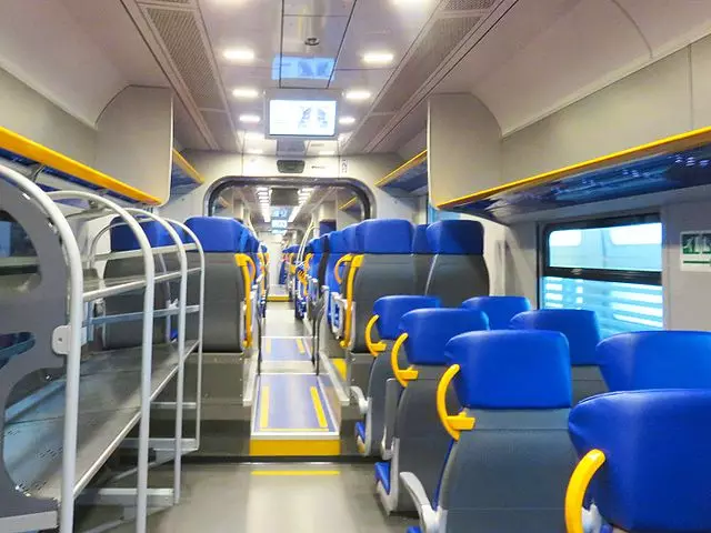 Leonardo Express Rom - Compartment